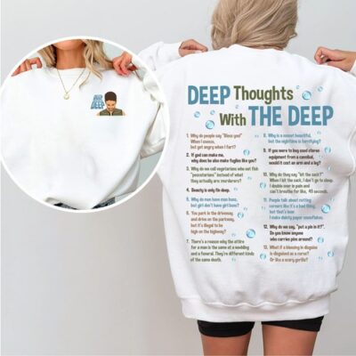 Deep Thoughts With The Deep 2 Sides T-Shirt, The Boys Movie