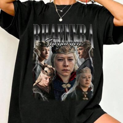 Rhaenyra Targaryen Version 2 T-Shirt, House Of Dragon Movie Rhaenyra Targaryen Version 2 T-Shirt, House Of Dragon Movie