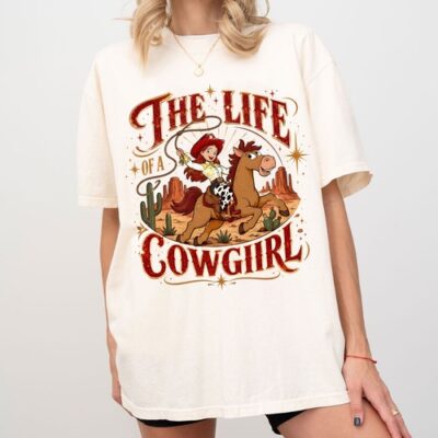 The Life Of CowGirl T-Shirt, Gift For Music Fan, Toy Story