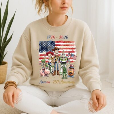 Toy Story USA 250th Anniversary T-Shirt, Woody Buzz Jessie America 1776 2026