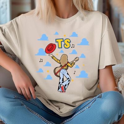 TS 13 Cloud Summer Beach T-Shirt, Gift For Music Fan, Toy Story