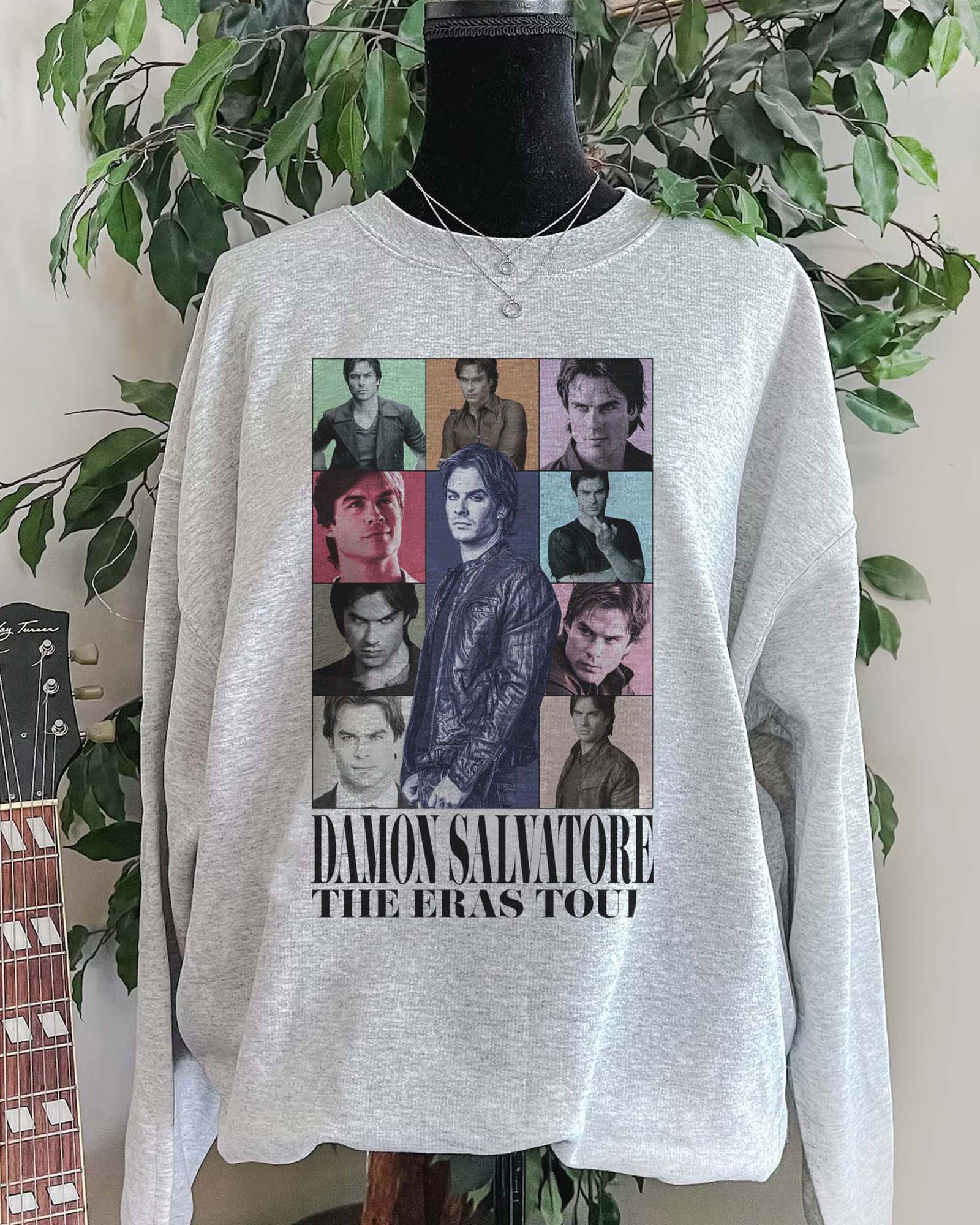 Damon Salvatore Eras Tour T-Shirt, Sweatshirt, The Vampire Diaries Movie Damon Salvatore Eras Tour T-Shirt, Sweatshirt, The Vampire Diaries Movie