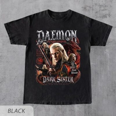 Daemon Targaryen Dark Sister T-Shirt, House Of Dragon Movie Daemon Targaryen Dark Sister T-Shirt, House Of Dragon Movie