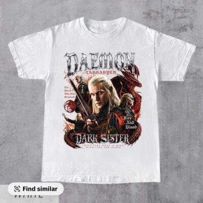 Daemon Targaryen Dark Sister T-Shirt, House Of Dragon Movie