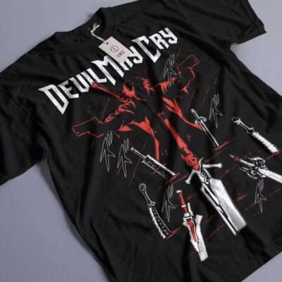 Vinatge Dante Shooting DMC T-Shirt, Devil May Cry