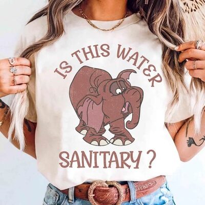 Is This Water Sanitary Tantor T-Shirt, Tantor Elephant Tarzan Shirt