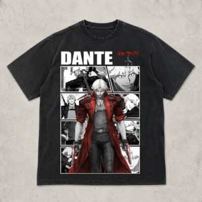 Dante 90s Bootleg T-Shirt, Devil May Cry
