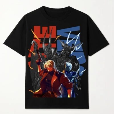 Dante x Vergil T-Shirt, Anime Acharacter, Devil May Cry Fan