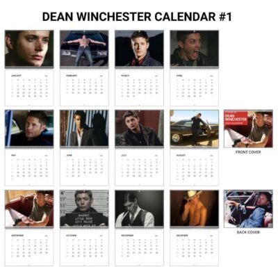 A Year Of Dean Winchester 2027 Calendar