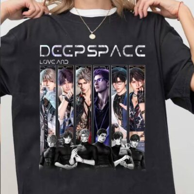Retro Love And Deepspace T-Shirt Retro Love And Deepspace T-Shirt