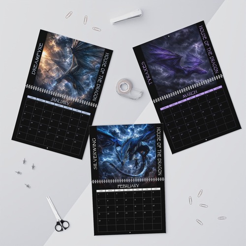 House Of The Dragon 2027 Calendar House Of The Dragon 2027 Calendar