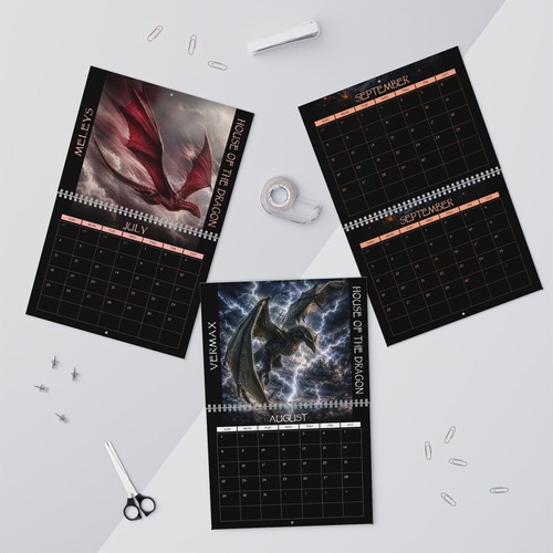 House Of The Dragon 2027 Calendar House Of The Dragon 2027 Calendar