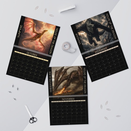 House Of The Dragon 2027 Calendar House Of The Dragon 2027 Calendar