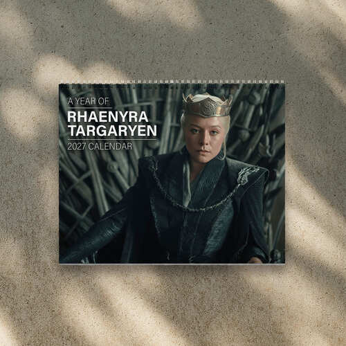 A Year Of Rhaenyra Targaryen 2027 Calendar, House Of The Dragon A Year Of Rhaenyra Targaryen 2027 Calendar, House Of The Dragon
